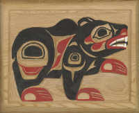 Grizzly Bear Carving