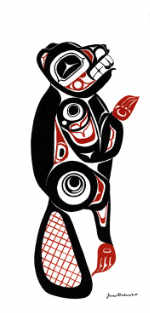 Beaver Standing