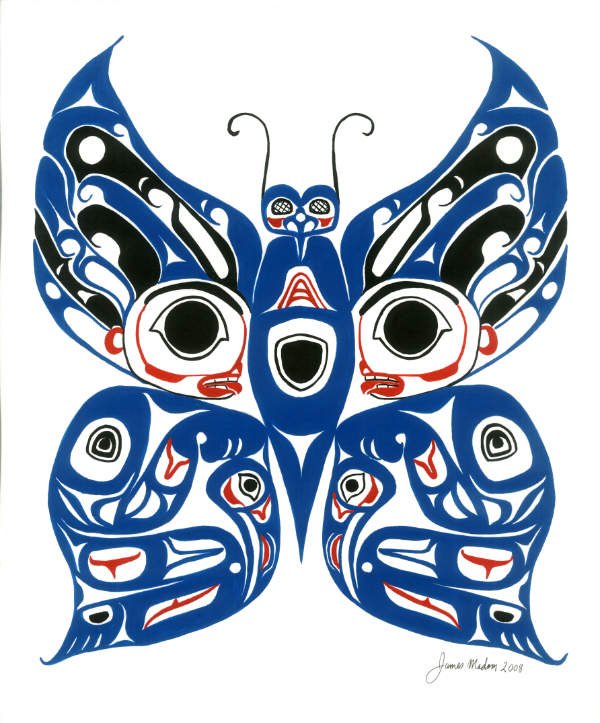 Butterfly Raven Child