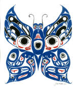 Butterfly Raven Child