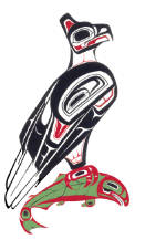 Eagle and Salmon