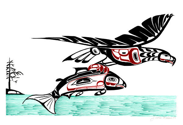 Eagle and Open Water